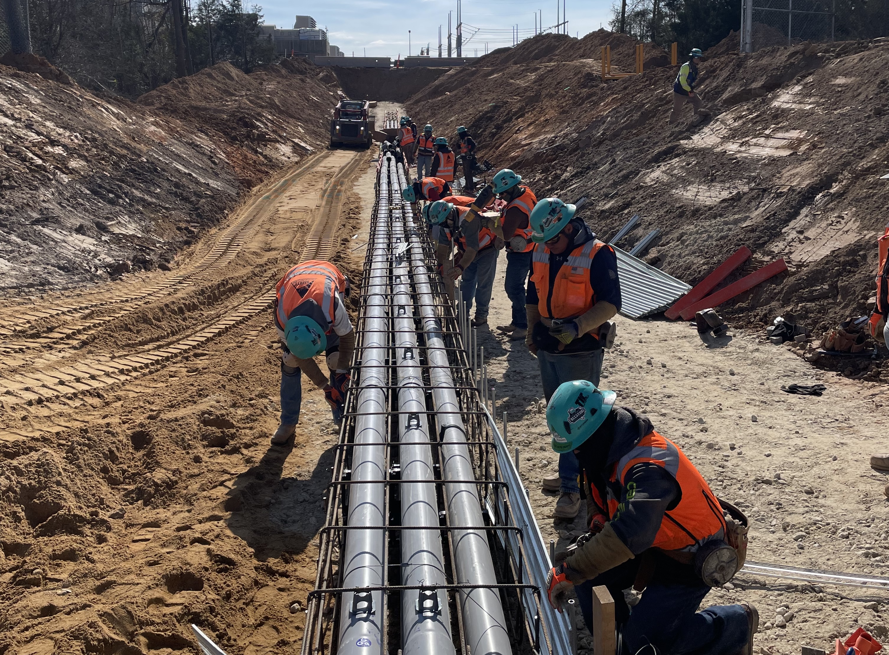 Weekend concrete shutdown on a heavy civil jobsite