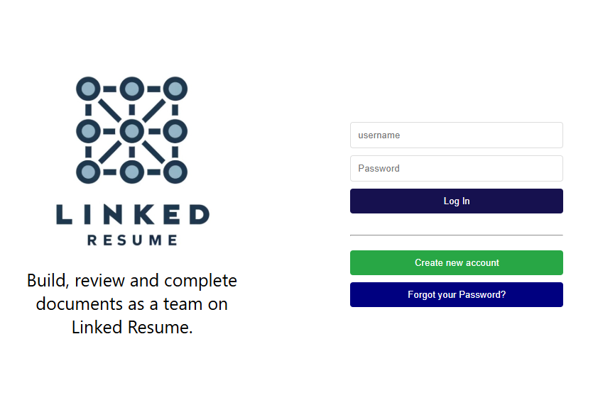 LinkedResume platform